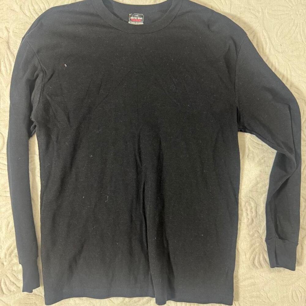 Black long sleeve thermal shirt
